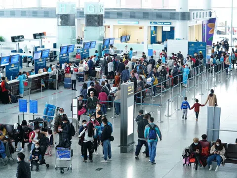 Sân bay Nội Bài dự kiến đón khoảng 440.000 lượt khách dịp nghỉ lễ 30/4