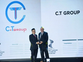 Tập đoàn C.T Group được vinh danh 'Nơi làm việc tốt nhất Châu Á'
