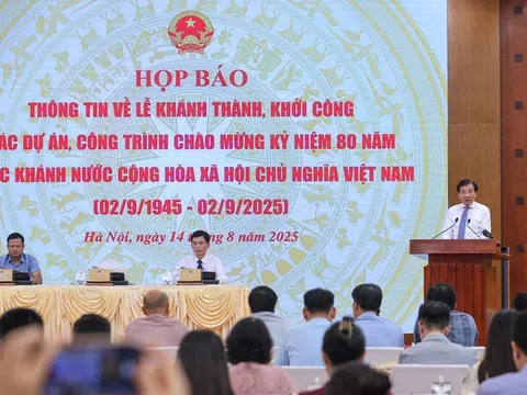 Ngày 19/8, 250 dự án, công trình sẽ đồng loạt được khởi công, khánh thành trên cả nước