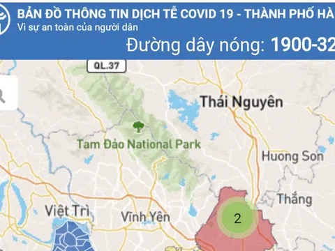 Ra mắt “Bản đồ thông tin dịch tễ COVID-19 Hà Nội”