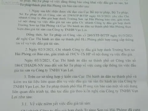 Lùm xùm xung quanh cuộc đấu giá tài sản: Nhà máy Luyện Gang Vạn Lợi tại thành phố Hải Phòng