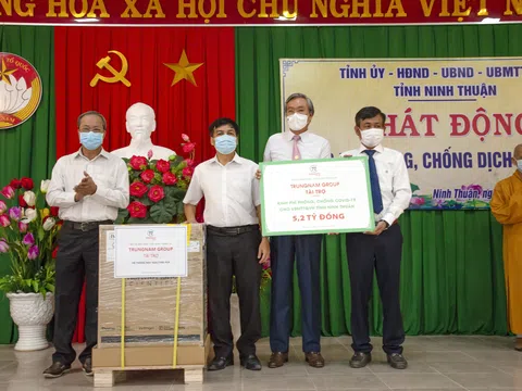 Trungnam Group đồng hành cùng Ninh Thuận chống dịch Covid-19