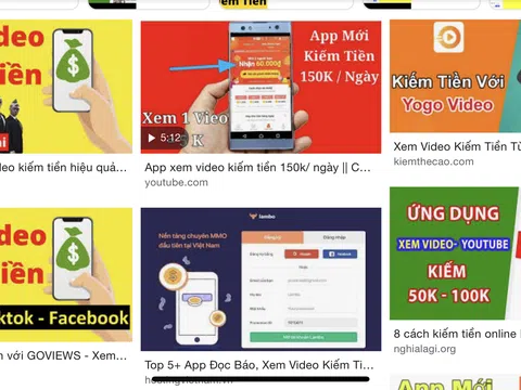 Cảnh báo hình thức lừa đảo kiếm tiền qua mạng bằng cách đọc báo và xem video