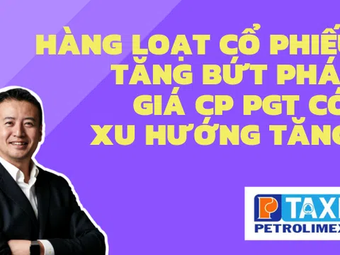 Hàng loạt cổ phiếu tăng bứt phá, giá cổ phiếu PGT có xu hướng tăng