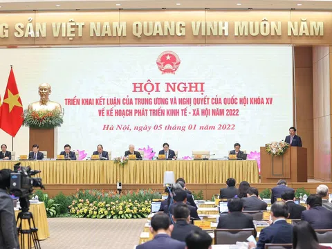 Nghị quyết 01 chính thức được ban hành: Chính phủ đặt mục tiêu tăng trưởng 6-6,5% năm 2022