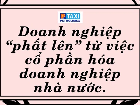 Doanh nghiệp “phất lên” từ việc cổ phần hóa doanh nghiệp nhà nước.