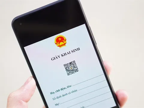 Các bước đăng ký Giấy khai sinh, Giấy kết hôn bản điện tử có mã QR để làm thủ tục hành chính