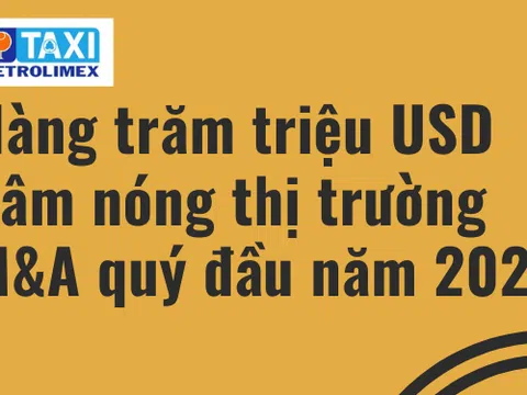 Hàng trăm triệu USD hâm nóng thị trường M&A quý đầu năm 2022