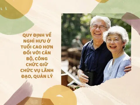 Quy định về nghỉ hưu ở tuổi cao hơn đối với cán bộ, công chức giữ chức vụ lãnh đạo, quản lý