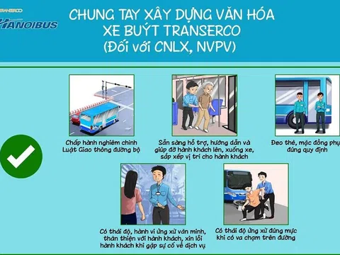 Transerco chính thức triển khai bộ quy tắc ứng xử văn hóa xe buýt