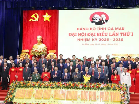 Danh sách Ban Chấp hành, Ban Thường vụ Tỉnh ủy Cà Mau nhiệm kỳ 2025-2030