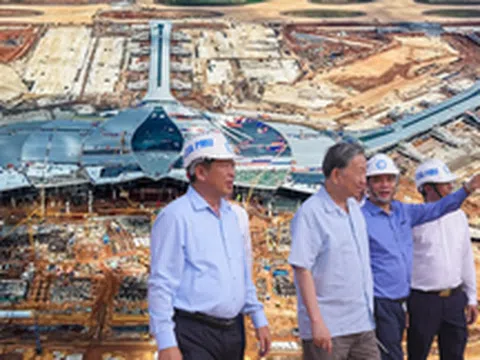 Trước thời khắc lịch sử, Tổng Bí thư Tô Lâm tới thăm và kiểm tra đại dự án 16 tỷ USD hàng đầu Việt Nam