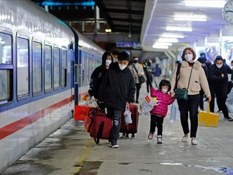 Tổ chức chạy thêm 11 chuyến tàu phía Nam phục vụ người dân dịp Tết Nguyên đán