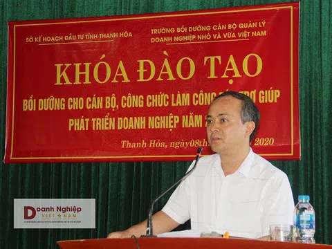 Thanh Hóa: Khai giảng khóa đào tạo công chức làm công tác trợ giúp phát triển doanh nghiệp