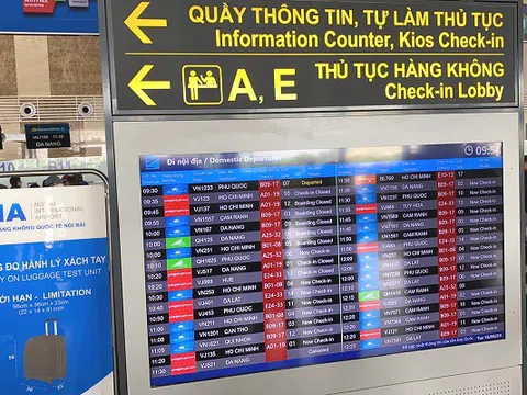 Sân bay Nội Bài dừng loa phát thanh thông tin chuyến bay từ 30/7