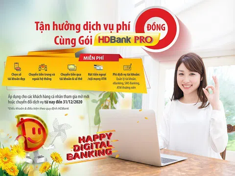 HDBank thúc đẩy thanh toán không tiền mặt