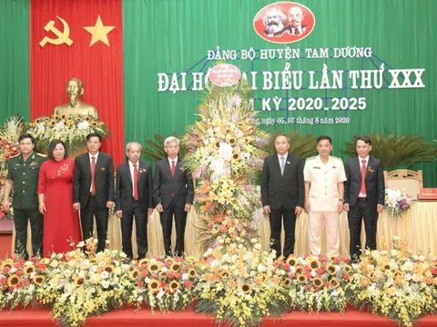 Huyện Tam Dương (Vĩnh Phúc): Khai mạc Đại hội đại biểu Đảng bộ nhiệm kỳ 2020 – 2025