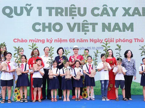 'Quỹ 1 triệu cây xanh cho Việt Nam': Lan tỏa tình yêu thiên nhiên, môi trường đến với học sinh