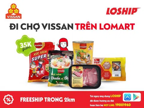 Vissan khai trương chuỗi cửa hàng trên dịch vụ đi chợ hộ Lomart