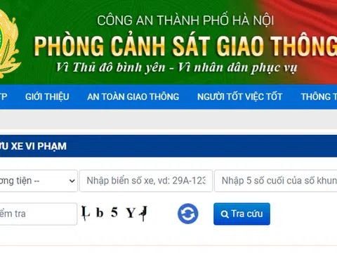 Công an Hà Nội hỗ trợ tra cứu online phương tiện vi phạm giao thông