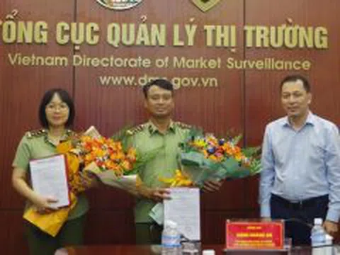 Tổng cục Quản lý thị trường chính thức có Chánh Văn phòng và Cục trưởng Cục Nghiệp vụ QLTT