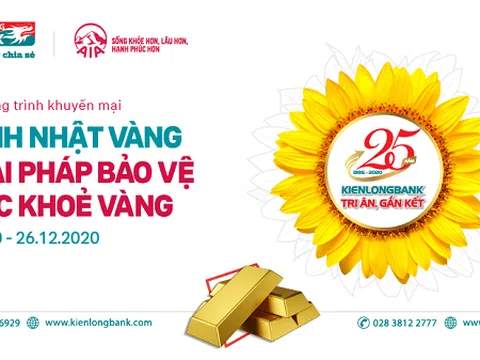 Kienlongbank 25 năm: Sinh nhật Vàng - Giải pháp bảo vệ sức khỏe Vàng