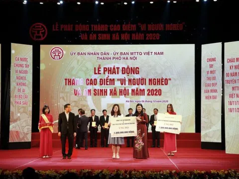 BRG và Công ty liên doanh thành phố thông minh Bắc Hà Nội góp 1 tỷ đồng vì người nghèo