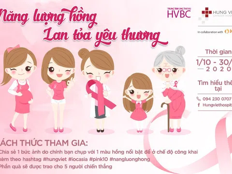 Cuộc thi ảnh: 'Năng lượng hồng – Lan tỏa yêu thương'