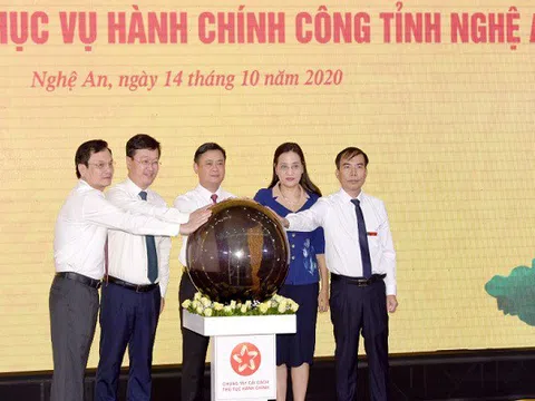 Nghệ An khai trương Trung tâm phục vụ hành chính công