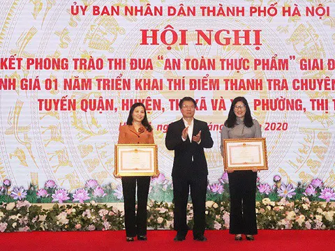 Hà Nội: Khen thưởng hơn 100 tập thể, cá nhân trong phong trào thi đua An toàn thực phẩm
