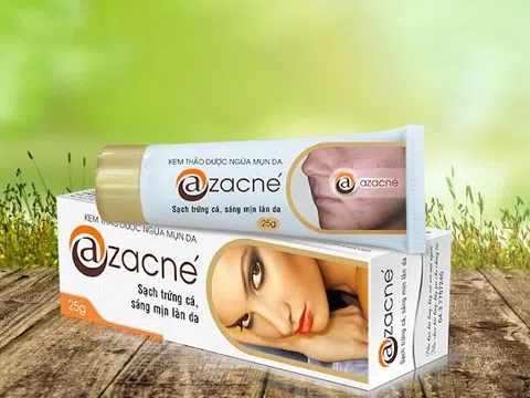Xử lý "tận gốc" tình trạng mụn viêm trên da hiệu quả với Azacné