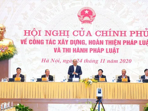 Hội nghị của Chính phủ về hoàn thiện và thi hành pháp luật