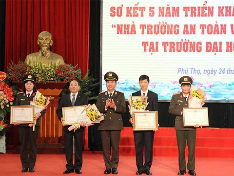 Phú Thọ: Sơ kết 5 năm thực hiện mô hình “Nhà trường an toàn về an ninh, trật tự”