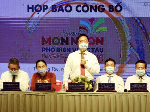 Tp. Vũng Tàu họp báo công bố 'Tuần lễ món ngon phố biển Vũng Tàu năm 2020'