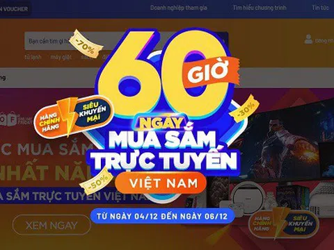 Đã có 3,7 triệu đơn hàng trong "60 giờ mua sắm trực tuyến Việt Nam"