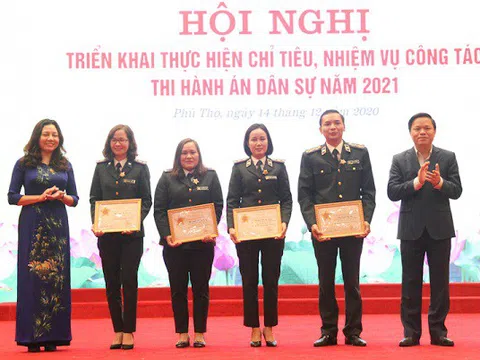 Phú Thọ: Triển khai thực hiện chỉ tiêu, nhiệm vụ công tác Thi hành án dân sự năm 2021