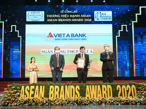 VietABank vinh dự nhận giải thưởng Thương hiệu mạnh ASEAN