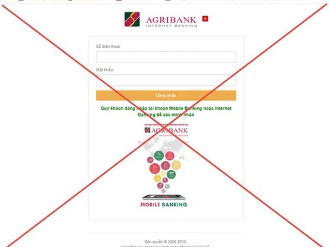 Agribank cảnh báo các trang điện tử giả mạo lừa đảo khách hàng