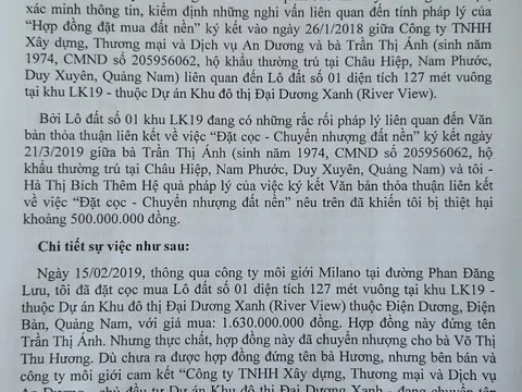 Có hay không việc chiếm dụng vốn trái phép thông qua việc giao kết hợp đồng trái luật tại Công ty An Dương?