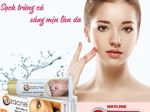 Azacné - "Vũ khí" mới giúp xóa sổ mụn trứng cá viêm