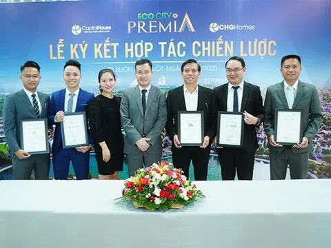 CHG Homes ký hợp tác chiến lược phân phối dự án EcoCity Premia Buôn Ma Thuột