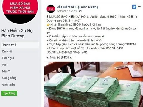 Cảnh báo tình trạng mạo danh cơ quan BHXH để rao mua sổ bảo hiểm