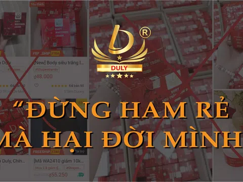 Mỹ Phẩm DuLy cảnh báo: “Khách Hàng Đừng Ham Rẻ Mà Hại Đợi Mình”