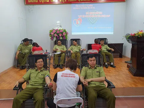 Cục quản lý thị trường Phú Thọ tích cực tham gia hiến máu tình nguyện