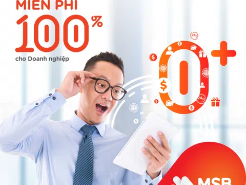 MSB đẩy mạnh nhiều khuyến mãi 'khủng' hưởng ứng 'Ngày không tiền mặt'