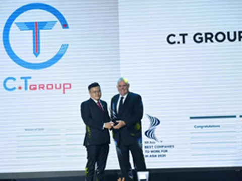 Tập đoàn C.T Group được vinh danh 'Nơi làm việc tốt nhất Châu Á'