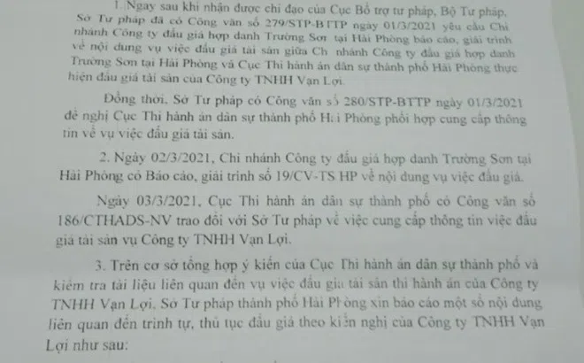 Lùm xùm xung quanh cuộc đấu giá tài sản: Nhà máy Luyện Gang Vạn Lợi tại thành phố Hải Phòng