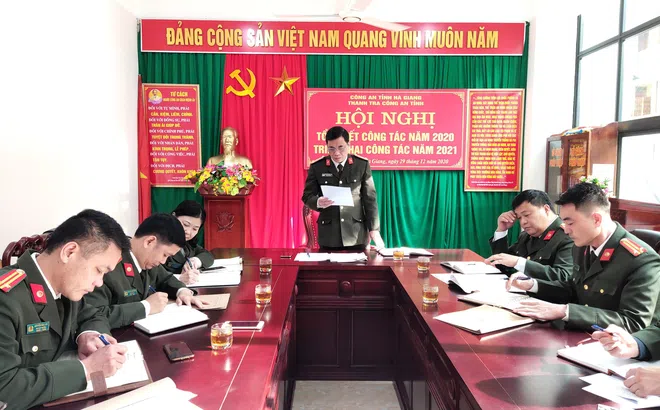 Chi bộ Thanh tra CA tỉnh Hà Giang: Cụ thể hóa và thực hiện các Nghị quyết của Đảng phục vụ nhân dân