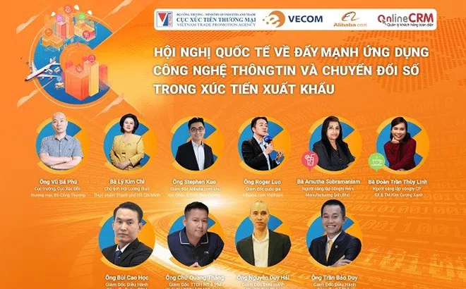 Sắp diễn ra Hội nghị quốc tế về đẩy mạnh ứng dụng công nghệ thông tin và chuyển đổi số trong xúc tiến xuất khẩu