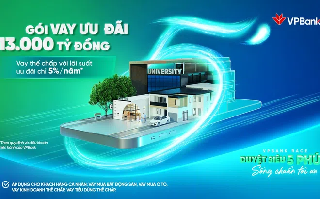 VPBank triển khai nhiều gói vay ưu đãi với lãi suất chỉ từ 5%/năm
